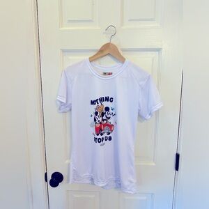 Disney themed tech shirt, 100% polyester. Size medium